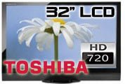 Toshiba 32HV10 32" Multi System LCD TV 110 220 240 volts pal ntsc - 220 - Electronics