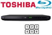 Toshiba BDX1300 Region Free Blu - ray DVD Player HDMI and Composite RCA output - 220v volt electronics