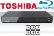 Toshiba BDX1400RF Region Free DVD & Blu - ray Player with HDMI output 1080p multi region code free - 220v volt electronics