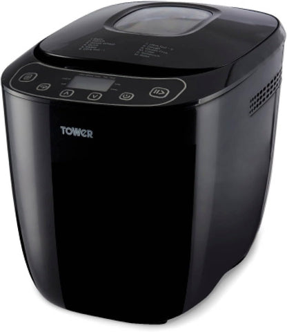Tower 220 volt Bread Maker 2 lb 12 automatic programs timer 60 keep warm crust control non stick bread pan 22v 240 volts - 220 - Electronics
