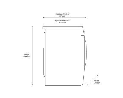 Samsung 220 volt Washer Dryer combo Wi-Fi enabled 11 kg 220v 50 hz WD11DG5B15220v white