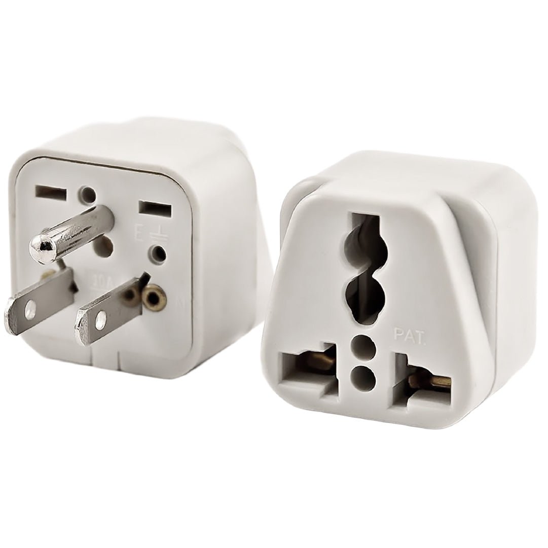 Universal Plug Adapter - North American Grounded - 220v volt electronics