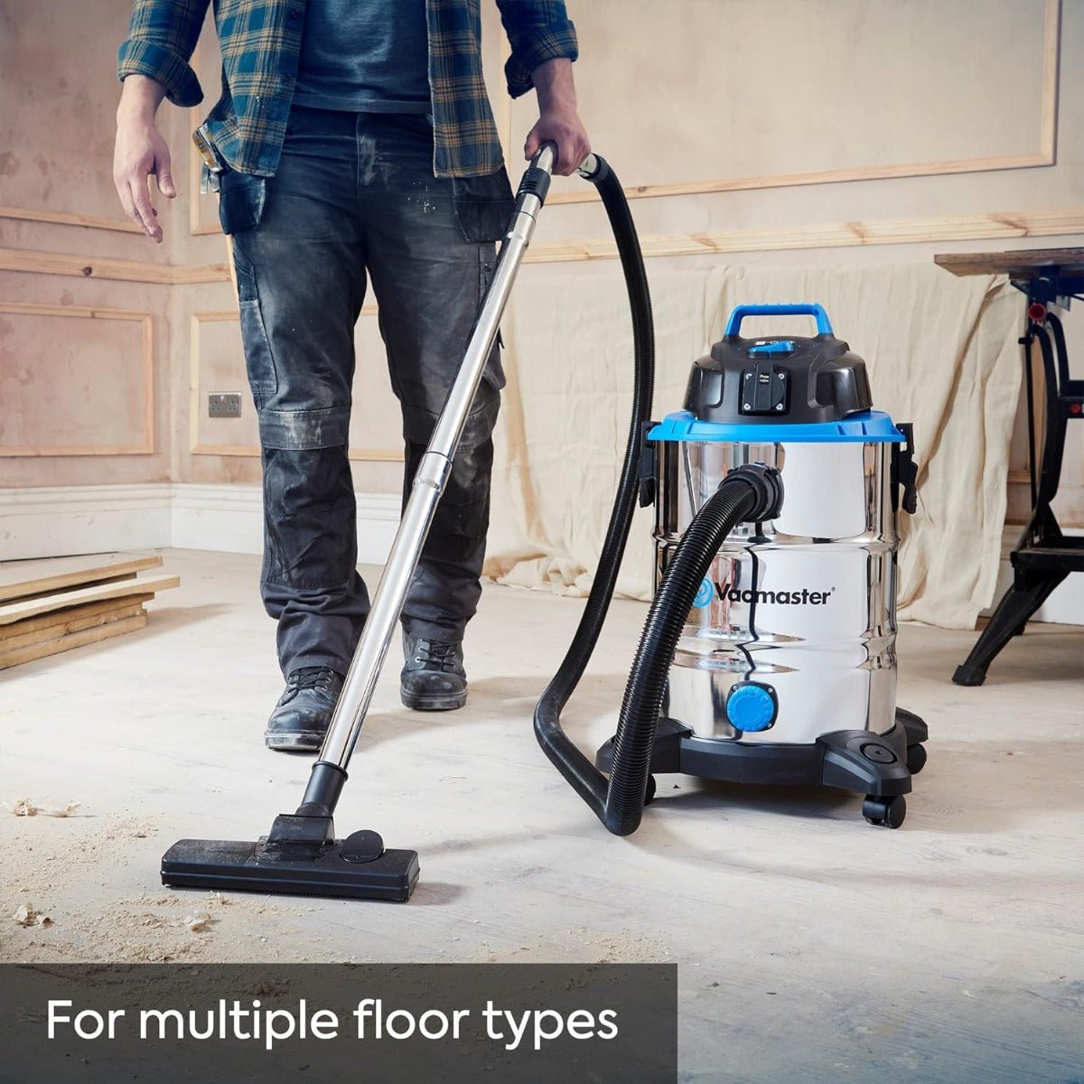 Vacmaster Industrial 220 volts shop vac 30 Liter wet dry vacuum cleaner shop vacuum with dust filter 220 240 volts 50 hz - 220 - Electronics