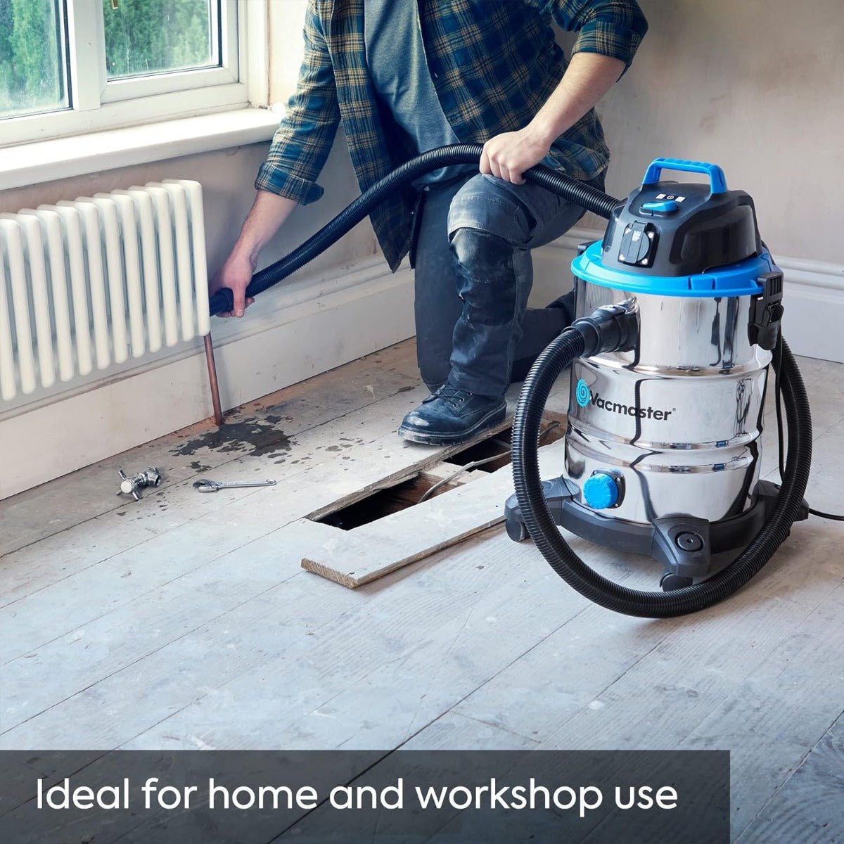 Vacmaster Industrial 220 volts shop vac 30 Liter wet dry vacuum cleaner shop vacuum with dust filter 220 240 volts 50 hz - 220 - Electronics
