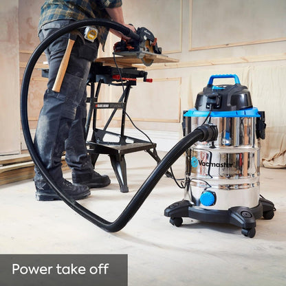 Vacmaster Industrial 220 volts shop vac 30 Liter wet dry vacuum cleaner shop vacuum with dust filter 220 240 volts 50 hz - 220 - Electronics