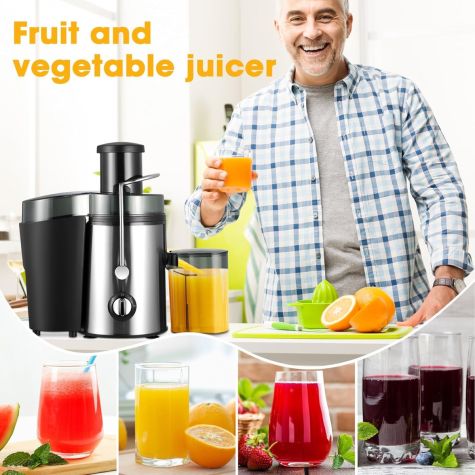 VEHOUKLI JH - 3028 220 volt Juicer wide mouth juice extractor 220v 240 volts 600 watts - 220 - Electronics