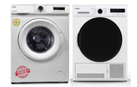 Vestel 220 volt washer front load 7 KG washer and 7 KG Self Condensing Ventless Dryer 220 volt 50 hz 220v 240 volt SET - 220 - Electronics