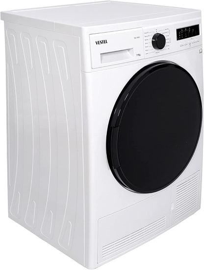 Vestel 220 volts tumble dryer TDC7GP2 clothes Dryer 7 KG WHITE 220v 240 volts 50 hz - 220 - Electronics