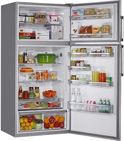 Vestel NF684 220 volts Refrigerator Top Mount Extra Large 850 Liter refrigerator 30 Cu Ft Stainless Steel Color 220v 240 volt 50 hz - 220 - Electronics