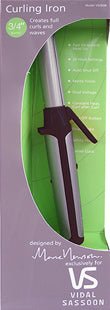 Vidal Sassoon 3/4" Dual Voltage Curling Iron - 220v volt electronics