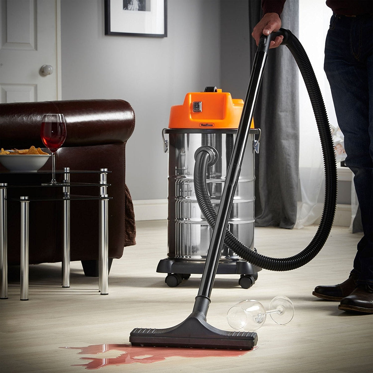 VonHaus 07646 Wet/Dry 1400 - Watt Vacuum Cleaner for 220 Volts - 220 - Electronics