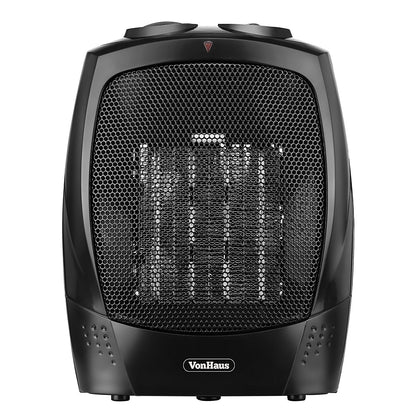 Vonhaus 14039 Electric 1500 - Watt Ceramic Fan Heater for 220 Volts - 220 - Electronics