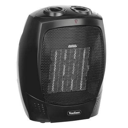 Vonhaus 14039 Electric 1500 - Watt Ceramic Fan Heater for 220 Volts - 220 - Electronics