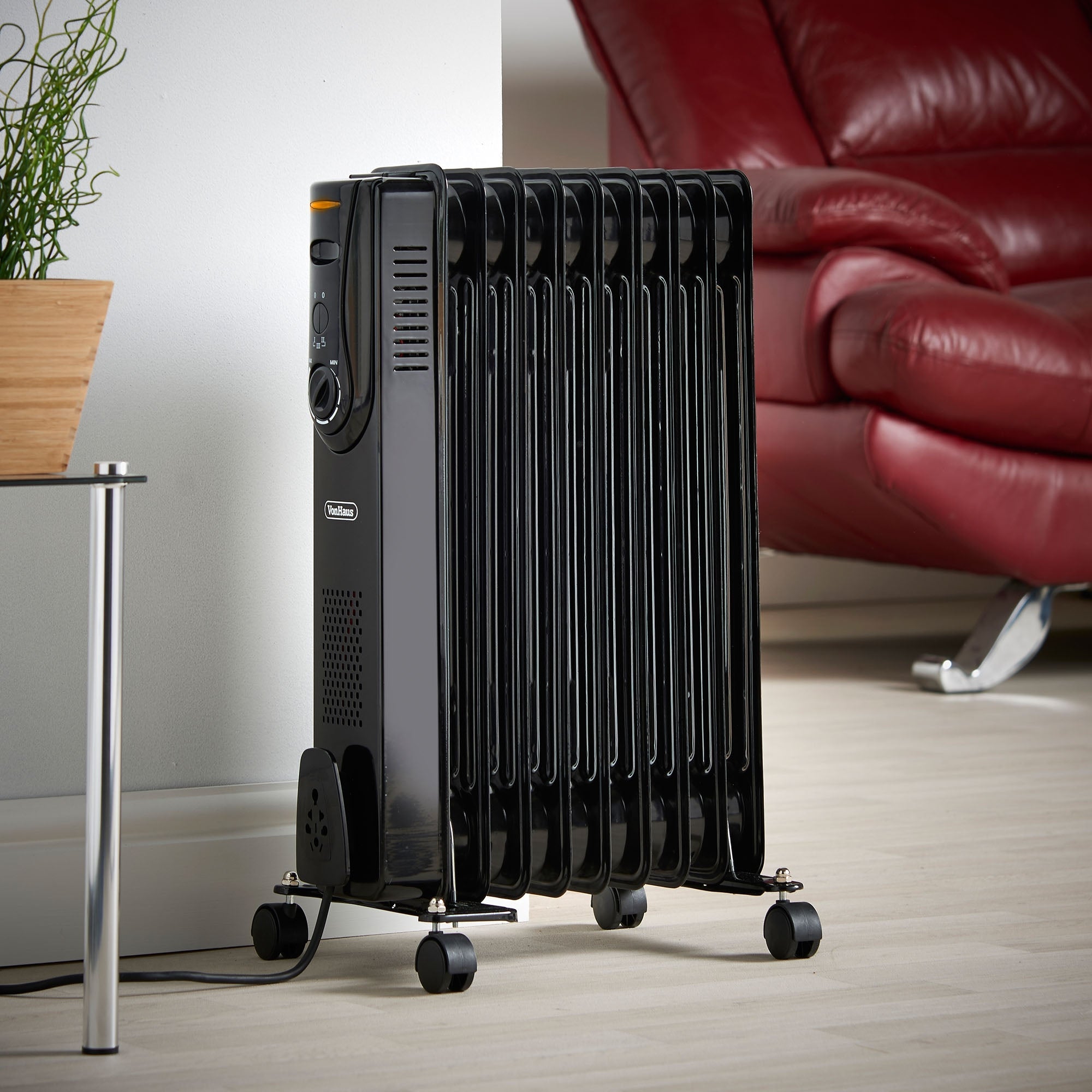 Vonhaus 14060 Nine Fin 2000 Watt Radiator Heater for 220 volts - 220 - Electronics