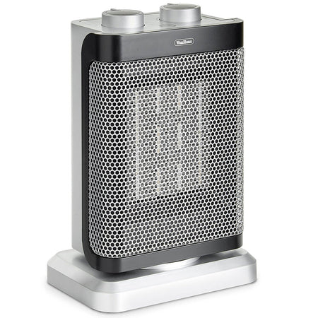 Vonhaus 14075 Oscillating 1500 - Watt Electric Ceramic Heater for 220 Volts - 220 - Electronics