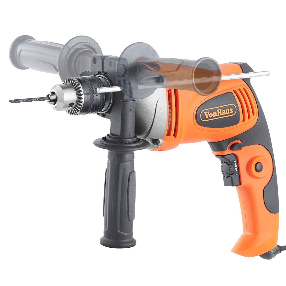 VonHaus 15265 Corded Hammer Impact Drill with Accessories for 220/240 Volts - 220 - Electronics