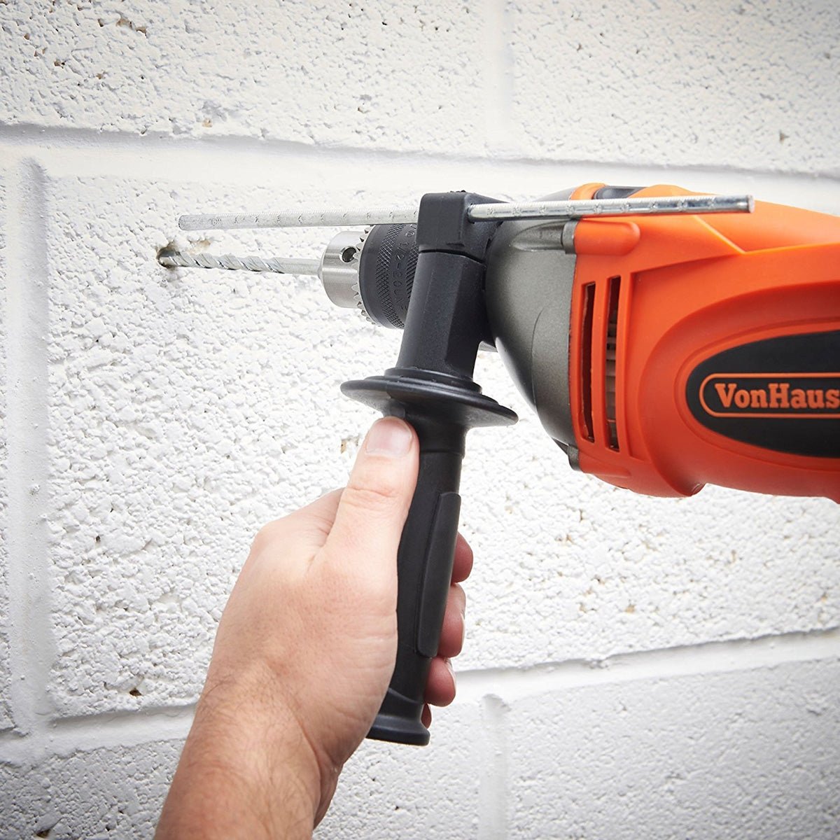 VonHaus 15265 Corded Hammer Impact Drill with Accessories for 220/240 Volts - 220 - Electronics