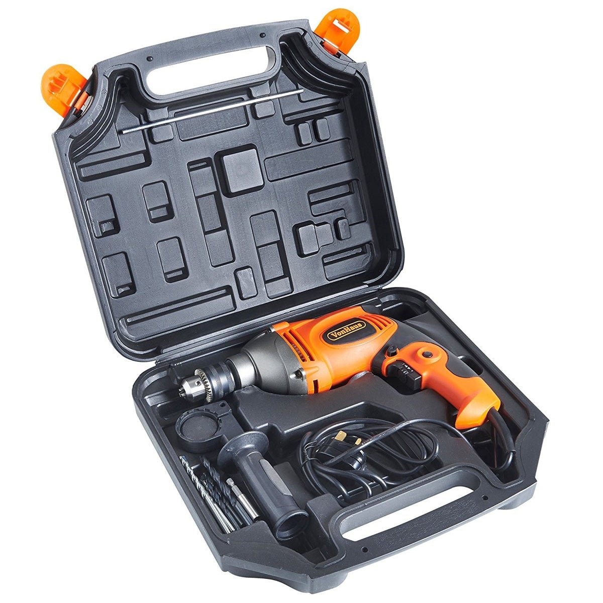 VonHaus 15265 Corded Hammer Impact Drill with Accessories for 220/240 Volts - 220 - Electronics