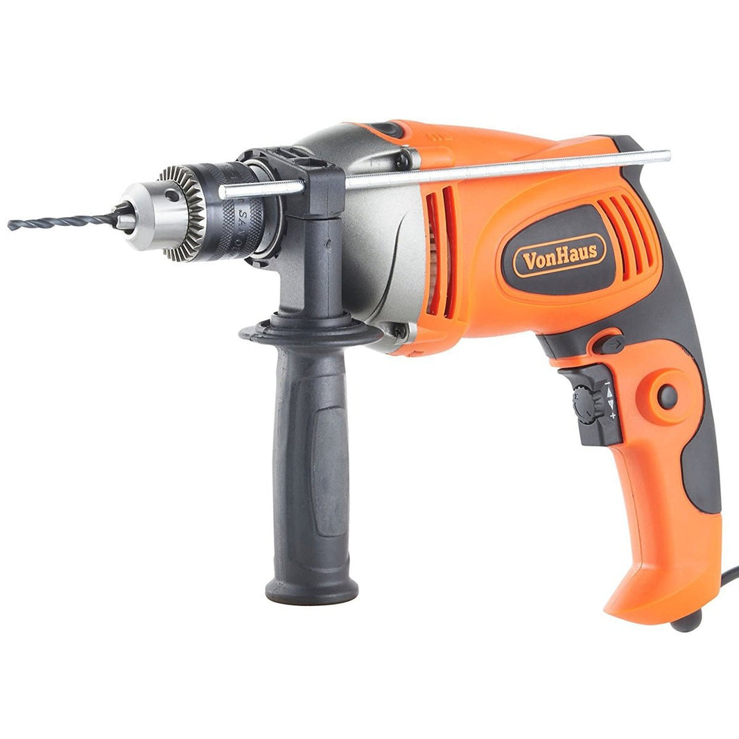 VonHaus 15265 Corded Hammer Impact Drill with Accessories for 220/240 Volts - 220 - Electronics