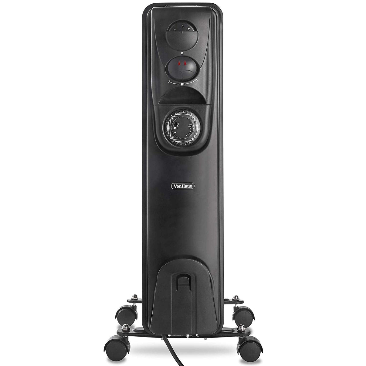 Vonhaus 220 Volt 11 Fin Oil Filled Radiator Portable Electric Heater 220v 240 volts 2500109 - 220 - Electronics