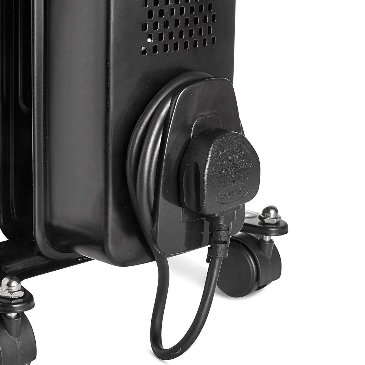 Vonhaus 220 Volt 7 Fin Oil Filled Radiator Portable Electric Heater 220v 240 volts - 1500W 2500280 - 220 - Electronics