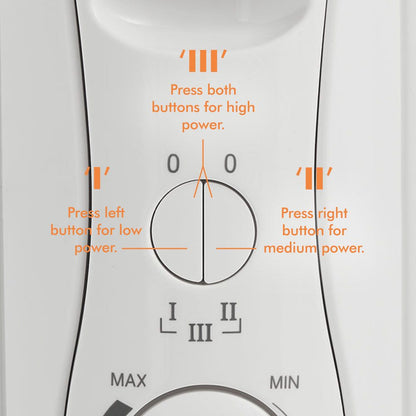 Vonhaus 220 volt 9 fin oil filled radiator heater white 2000 watts portable electric heater 220v 240 volts 2500889 - 220 - Electronics
