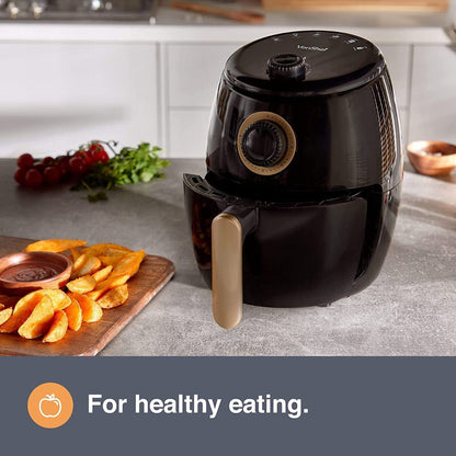 Vonhaus 220 volt Air Fryer 2000155 2 Liter air fryer 220v 240 volts Large Capacity Basket, Rapid Air Circulation, Easy Clean Non - Stick & Auto Shut Off Low Fat Healthy Cooking - 220 - Electronics