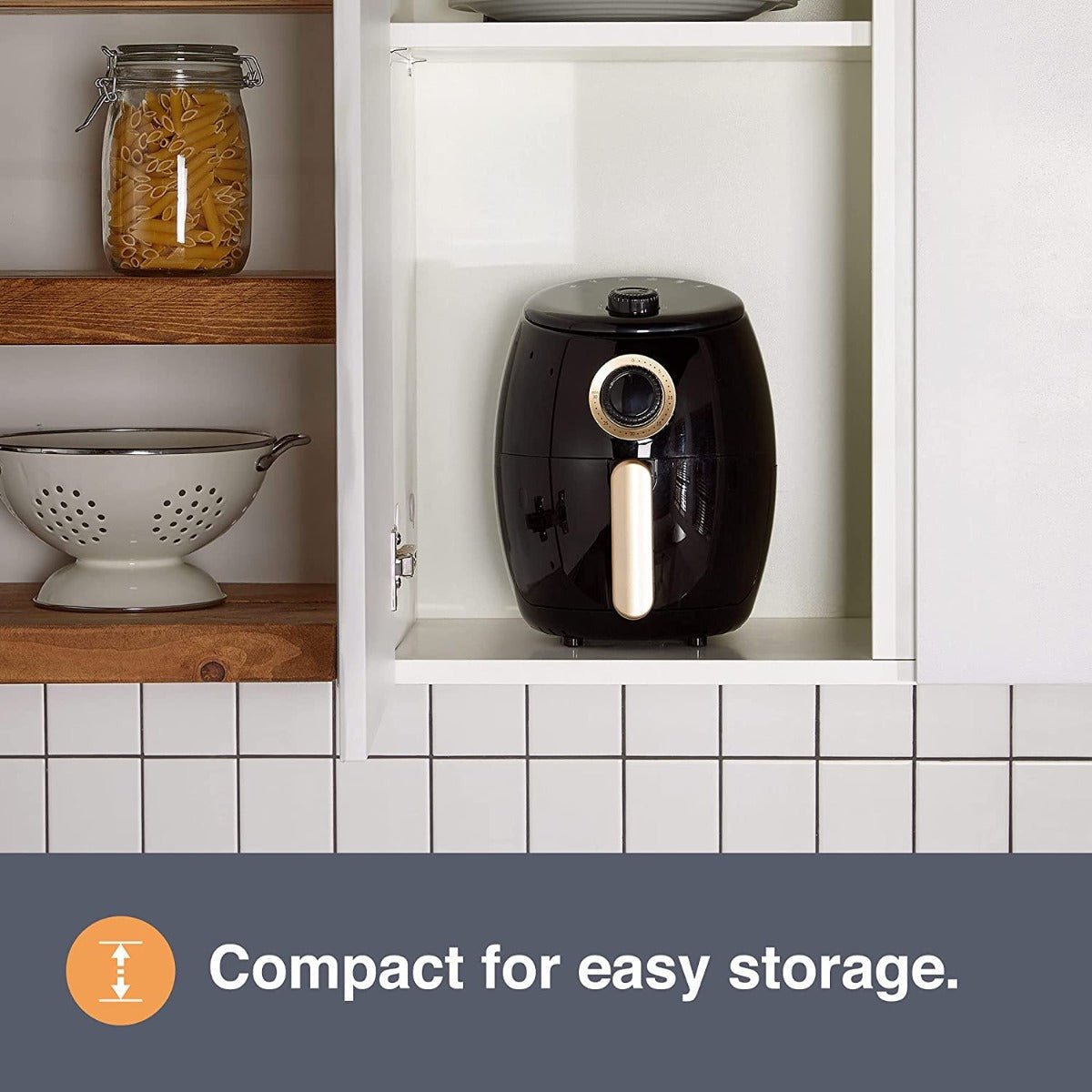 Vonhaus 220 volt Air Fryer 2000155 2 Liter air fryer 220v 240 volts Large Capacity Basket, Rapid Air Circulation, Easy Clean Non - Stick & Auto Shut Off Low Fat Healthy Cooking - 220 - Electronics