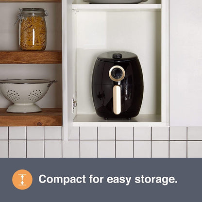 Vonhaus 220 volt Air Fryer 2000155 2 Liter air fryer 220v 240 volts Large Capacity Basket, Rapid Air Circulation, Easy Clean Non - Stick & Auto Shut Off Low Fat Healthy Cooking - 220 - Electronics