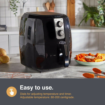 Vonhaus 220 volt Air Fryer 2000156 5.5 Liter Large Capacity Basket 1800 Watts 220v 240 volts 50 hz - 220 - Electronics