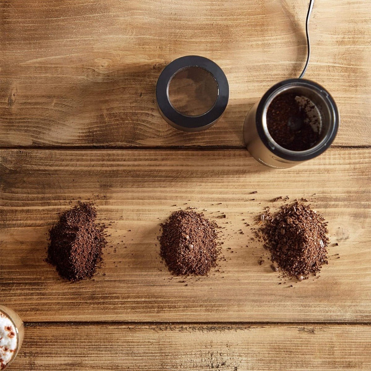 Vonhaus 220 volt coffee and spice grinder 220v 240 volt with stainless steel blade and wire storage on bottom - 220 - Electronics