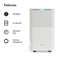 Vonhaus 220 Volt Dehumidifier 12 Liter 220v 240 volts 2500446 - 220 - Electronics