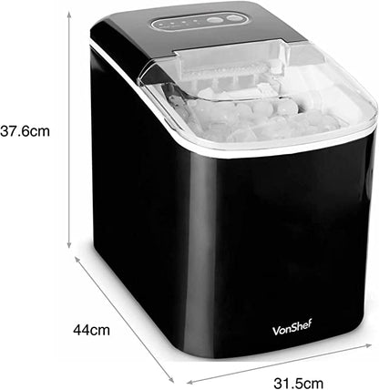 Vonhaus 220 volt Ice Maker 2000016 Countertop Ice Maker 220v 240 volt 50 hz - 220 - Electronics