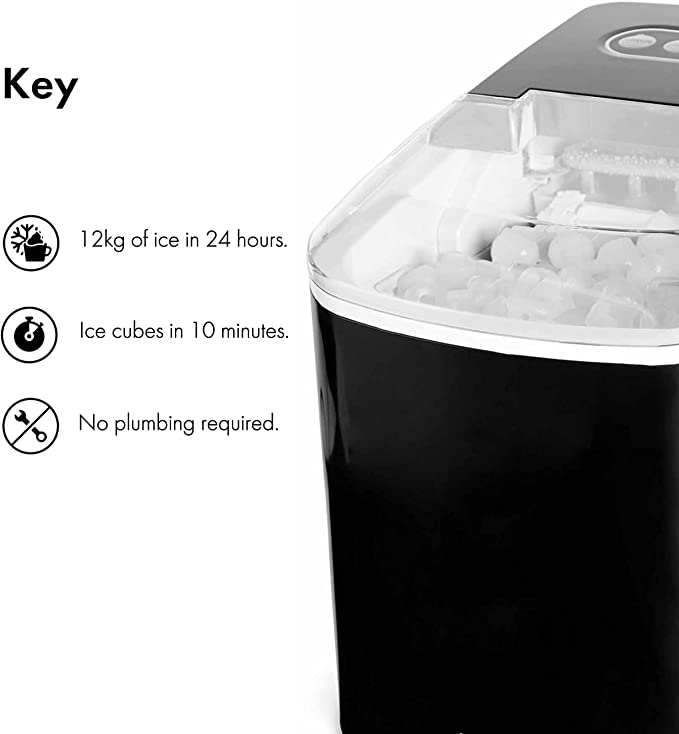 Vonhaus 220 volt Ice Maker 2000016 Countertop Ice Maker 220v 240 volt 50 hz - 220 - Electronics