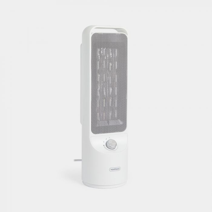 Vonhaus 220 Volt Oscillating Ceramic Fan Heater with Timer Remote Control 220v 240 volts 2500451 - 220 - Electronics