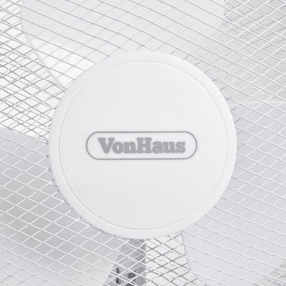Vonhaus 220 volt Pedestal Fan Electric floor standing oscillating 3 speed 220v 240 volts 50 hz 2500018 - 220 - Electronics