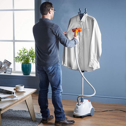 Vonhaus 220 volt Upright Garment Steamer Iron Steam Machine 1600 watts with Clothes Hanger 07892 - 220 - Electronics