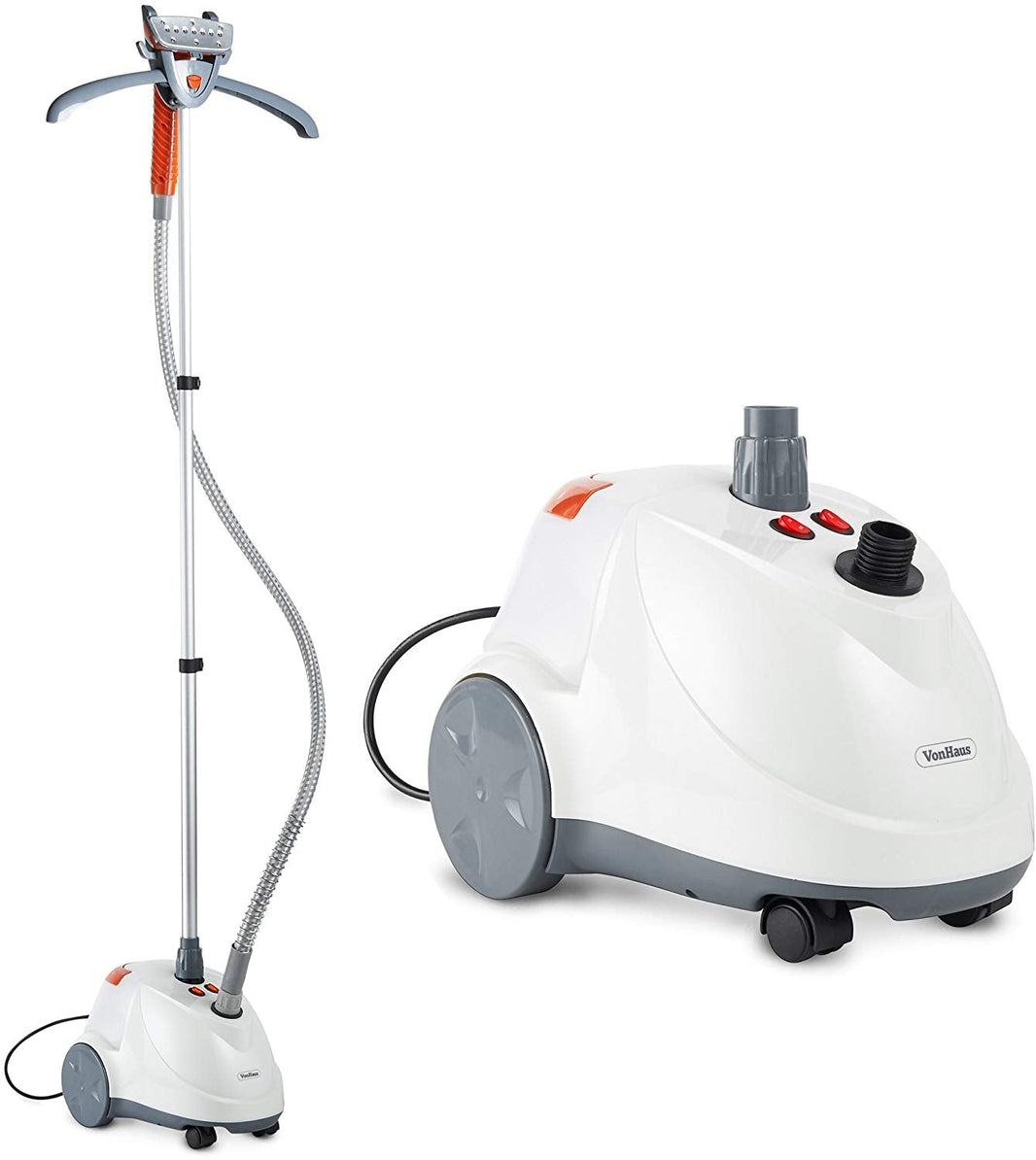 Vonhaus 220 volt Upright Garment Steamer Iron Steam Machine 1600 watts with Clothes Hanger 07892 - 220 - Electronics
