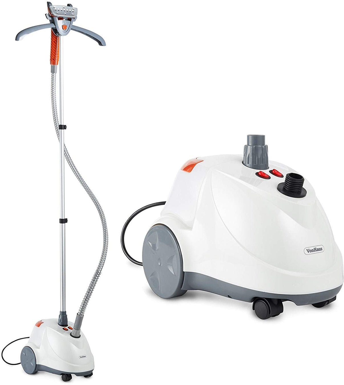 Vonhaus 220 volt Upright Garment Steamer Iron Steam Machine 1600 watts with Clothes Hanger 07892 - 220 - Electronics