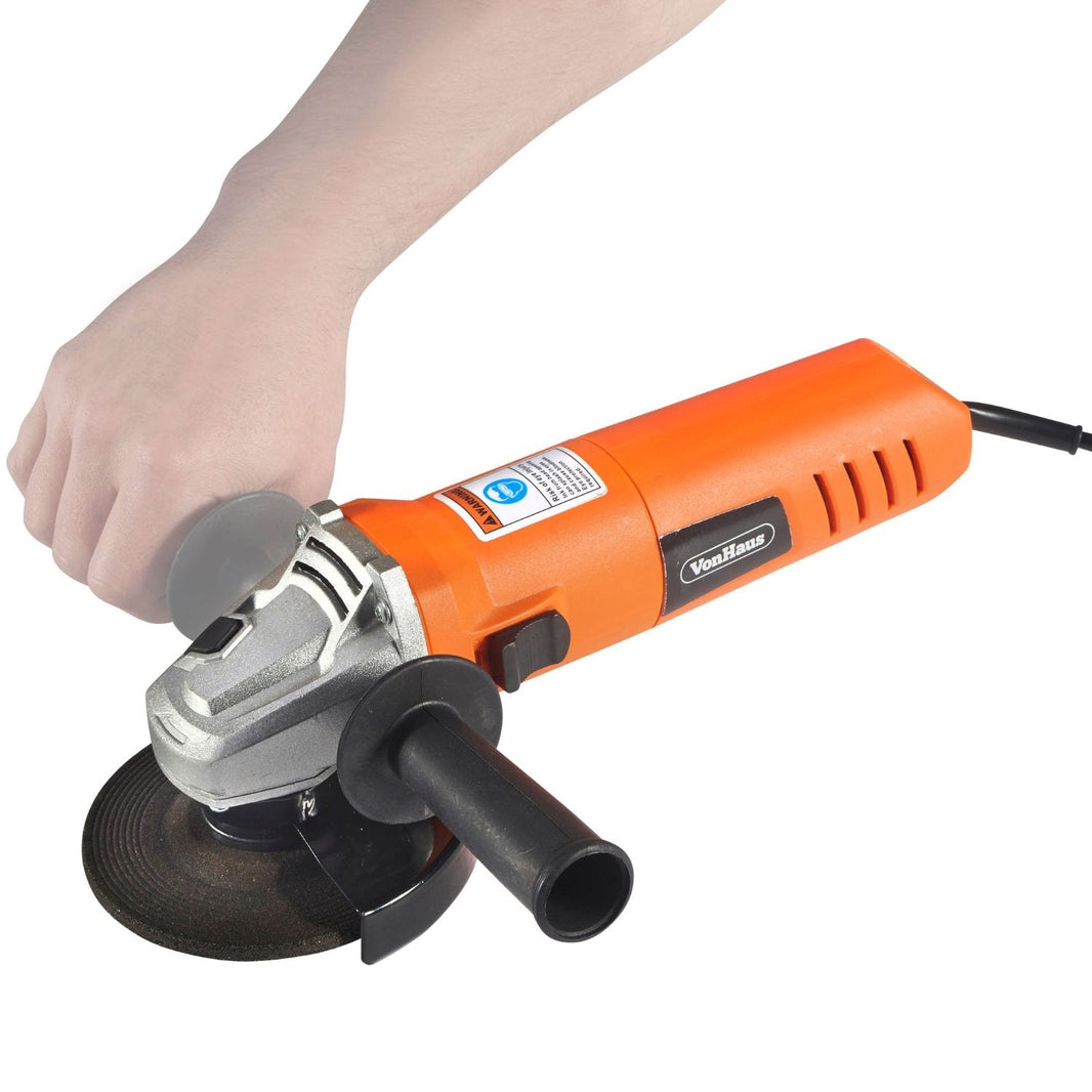 VonHaus 220 volts 50 hz Angle Grinder 115mm 6 speed 220 240 volt 15043 - 220 - Electronics