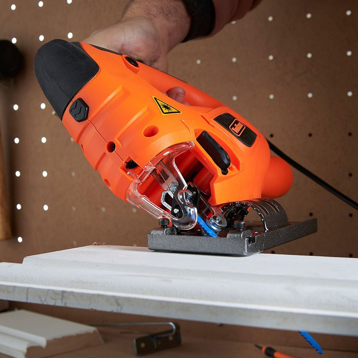 VonHaus 800W Laser Guided Pendulum Electric Jigsaw for 220 Volts - 220 - Electronics