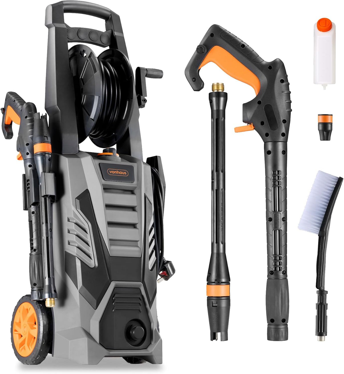 Vonhaus heavy duty 220 volt pressure washer 220v power washer 165 bar 2200 watts 3519013 - 220v volt electronics