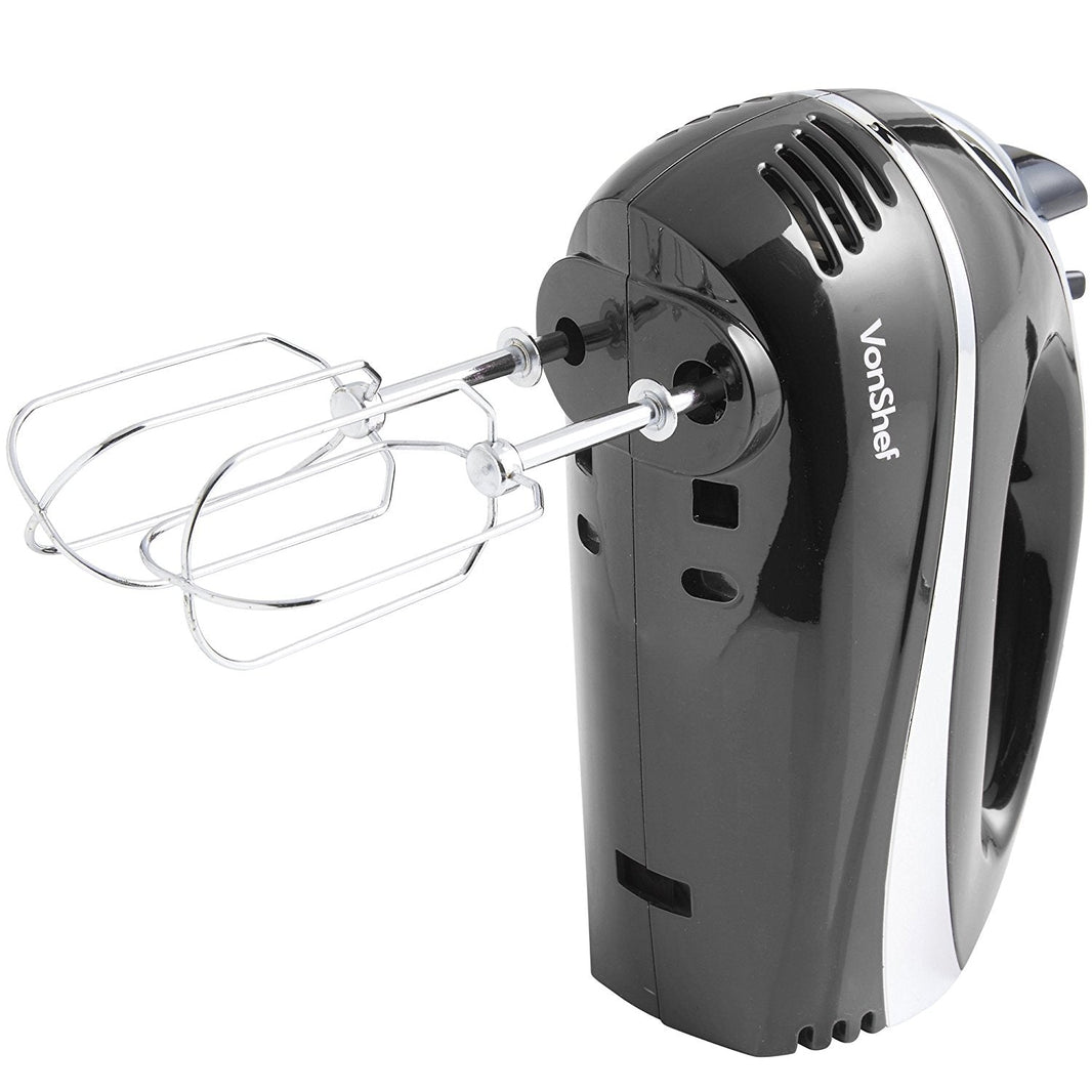 VonShef 07067 Hand Mixer Black - for 220 / 240 volts and 50 hz - 220 - Electronics