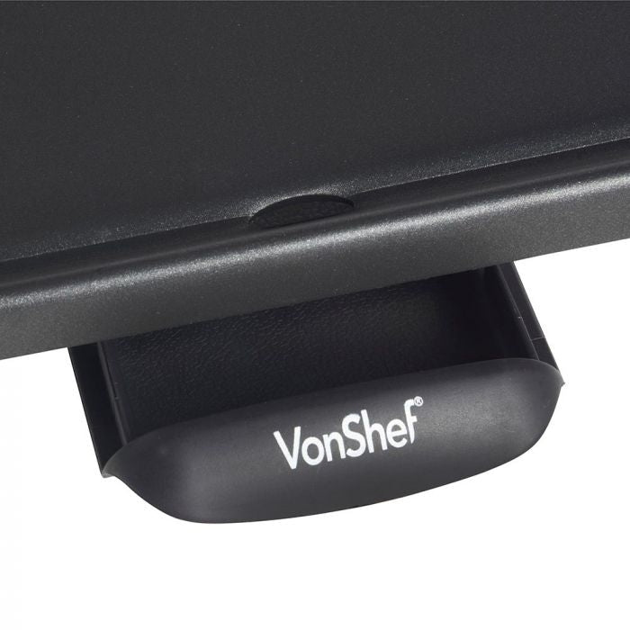 Vonshef 13062 XXL Large 220 volt Electric griddle Teppanyaki Style Electric Grill for 220v 240 Volts - 220 - Electronics