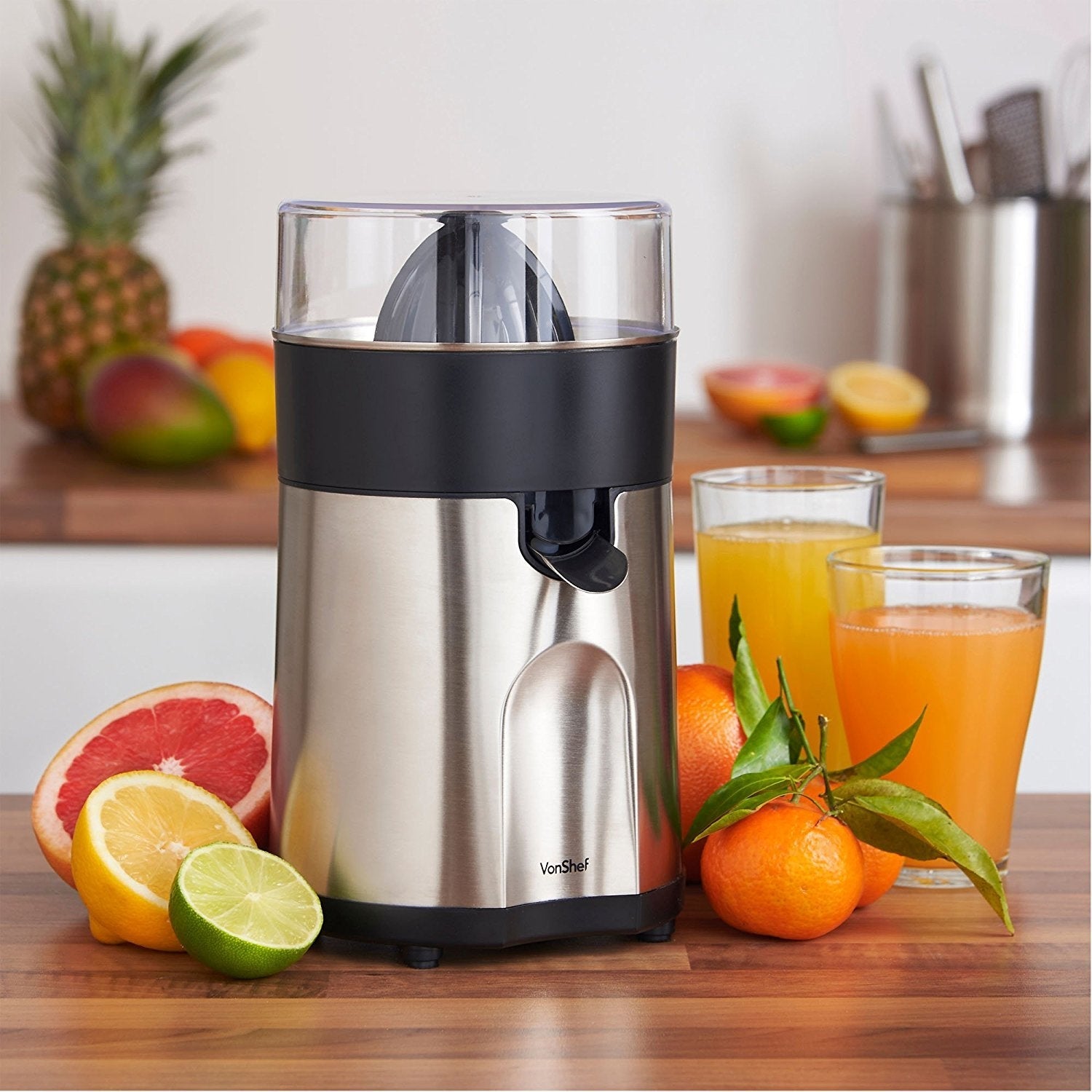 Vonshef 13080/ 13296 Premium 85W Electric Citrus Juicer for 220 volts - 220 - Electronics