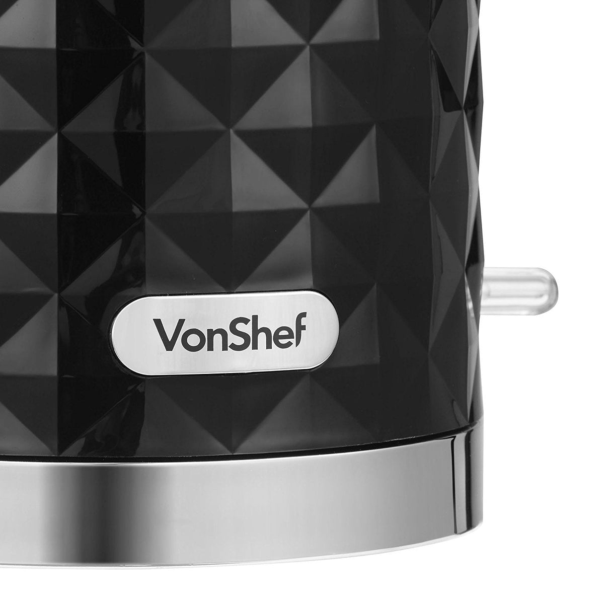 Vonshef 13130 Black Diamond Electric Cordless Kettle - 220 / 240 volts - 220 - Electronics