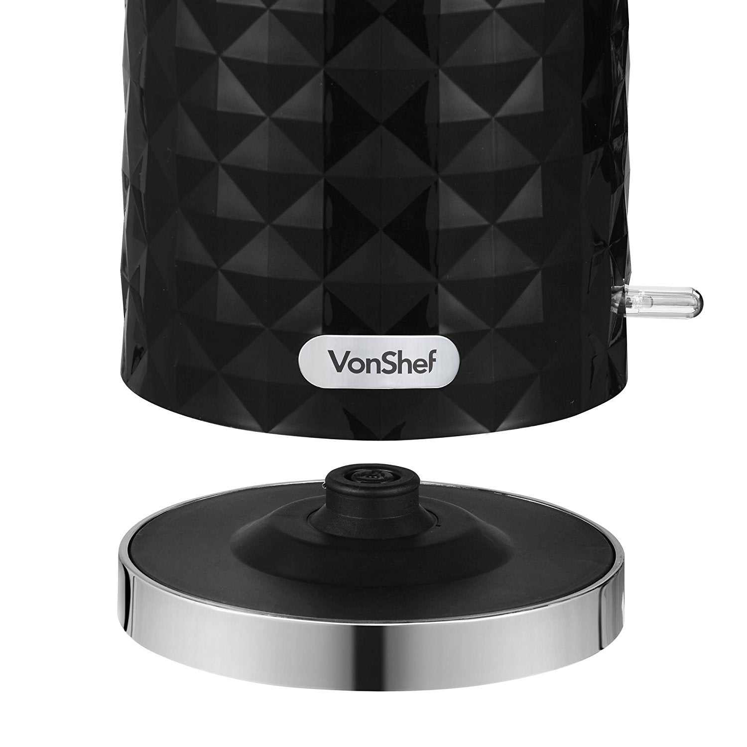 Vonshef 13130 Black Diamond Electric Cordless Kettle - 220 / 240 volts - 220 - Electronics