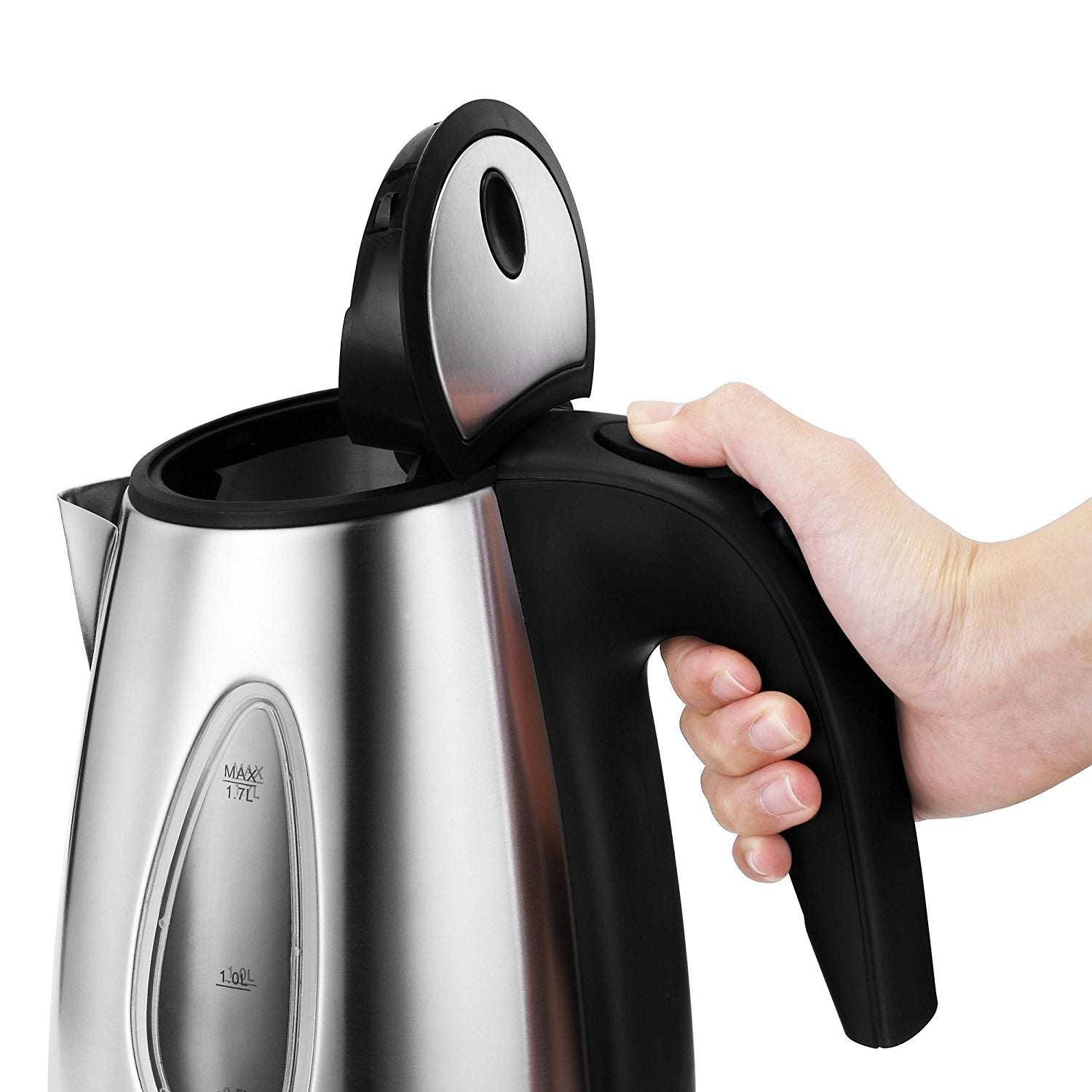 VonShef 13139 Stainless Steel Electric Cordless Kettle for 220 / 240 Volts - 220 - Electronics