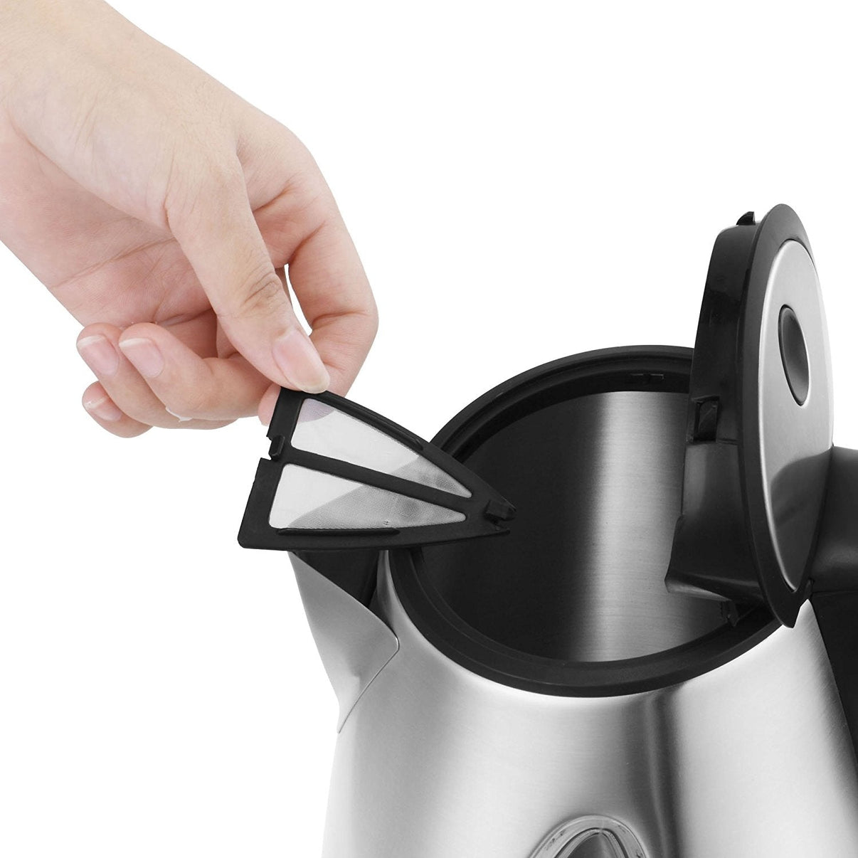 VonShef 13139 Stainless Steel Electric Cordless Kettle for 220 / 240 Volts - 220 - Electronics