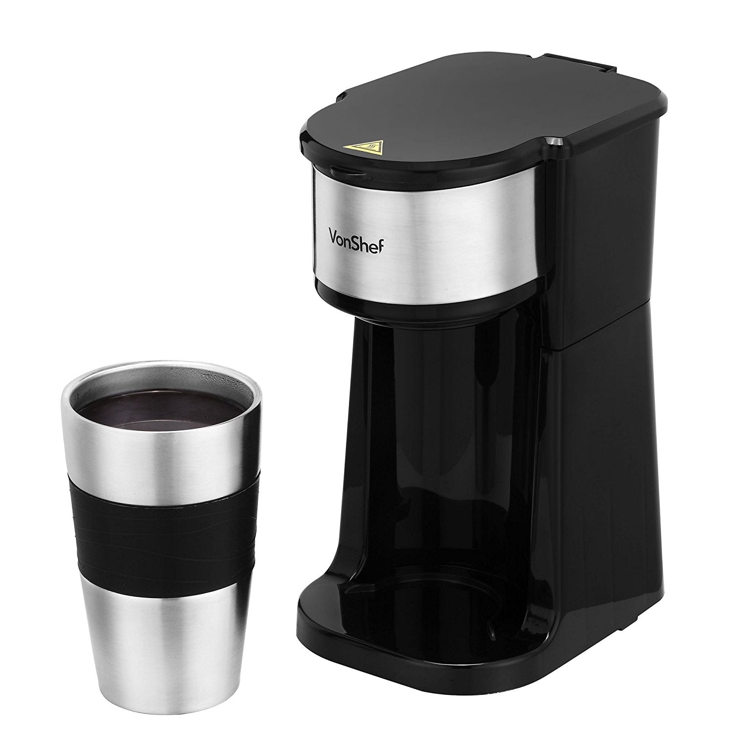 Vonshef 13166 One - Cup Coffee Maker for 220 Volts - 220 - Electronics